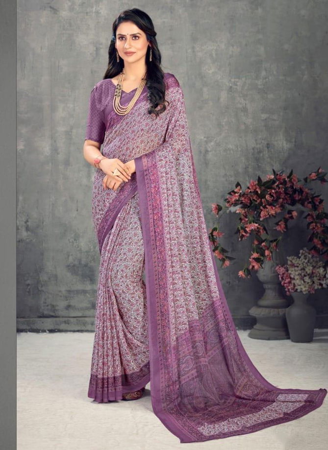 RUCHI KESARIYA CHIFFON 63rd EDITION Designer Casual Wear Chiffon Printed Saree Collection